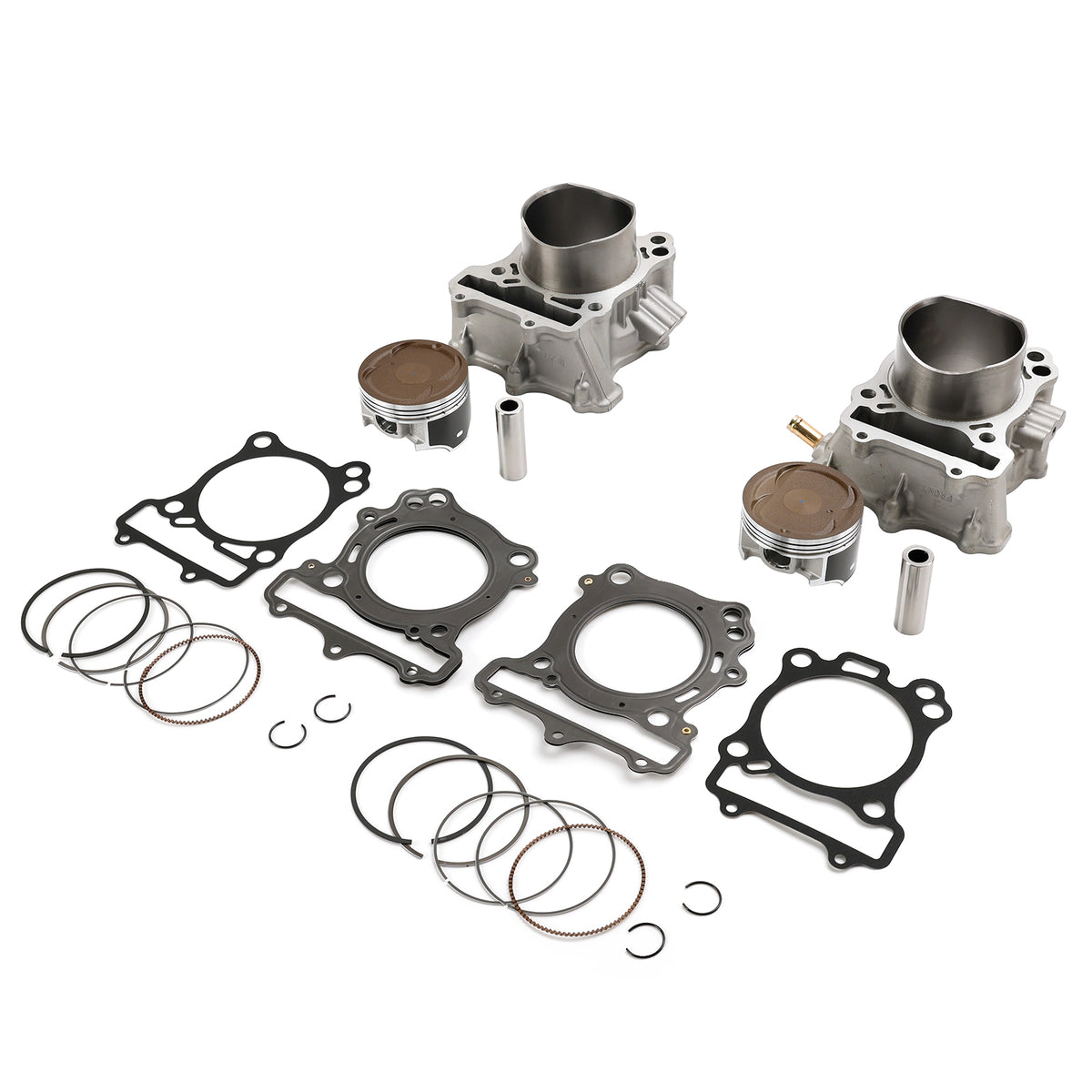 Suzuki V Strom 650 DL650 2004-2011 Front Rear Cylinder Barrel Jug Piston Kit