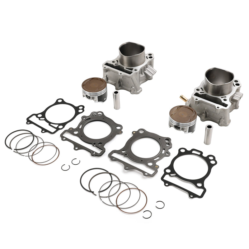 Suzuki V Strom 650 DL650 2004-2011 Front Rear Cylinder Barrel Jug Piston Kit