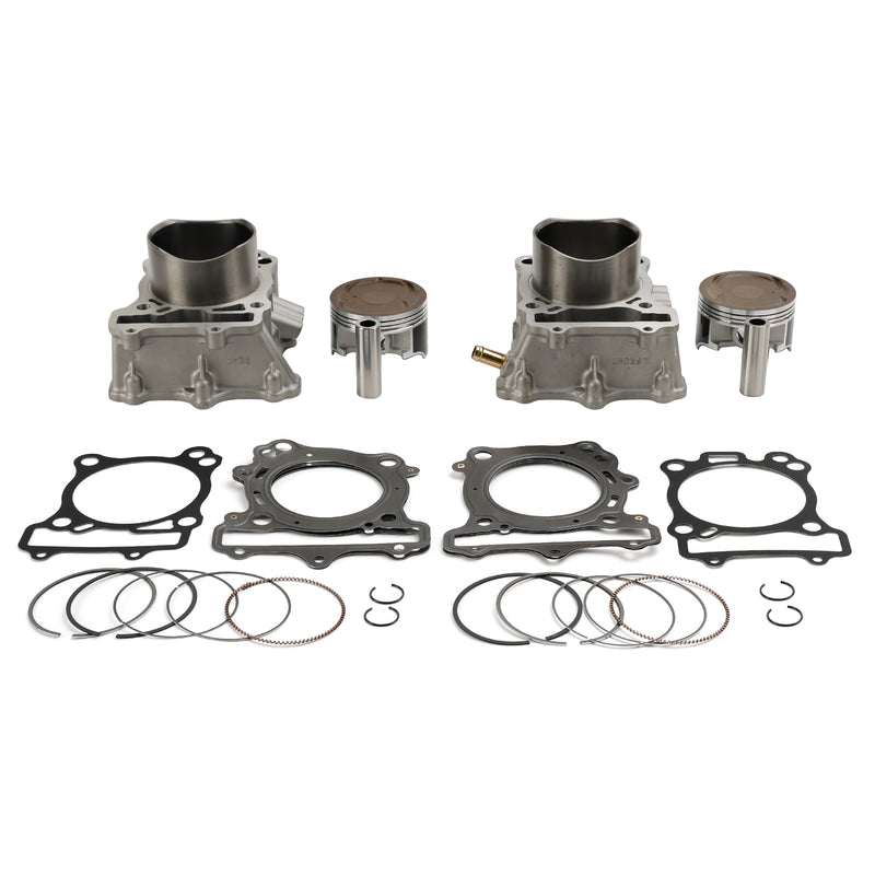Suzuki V Strom 650 DL650 2004-2011 Front Rear Cylinder Barrel Jug Piston Kit