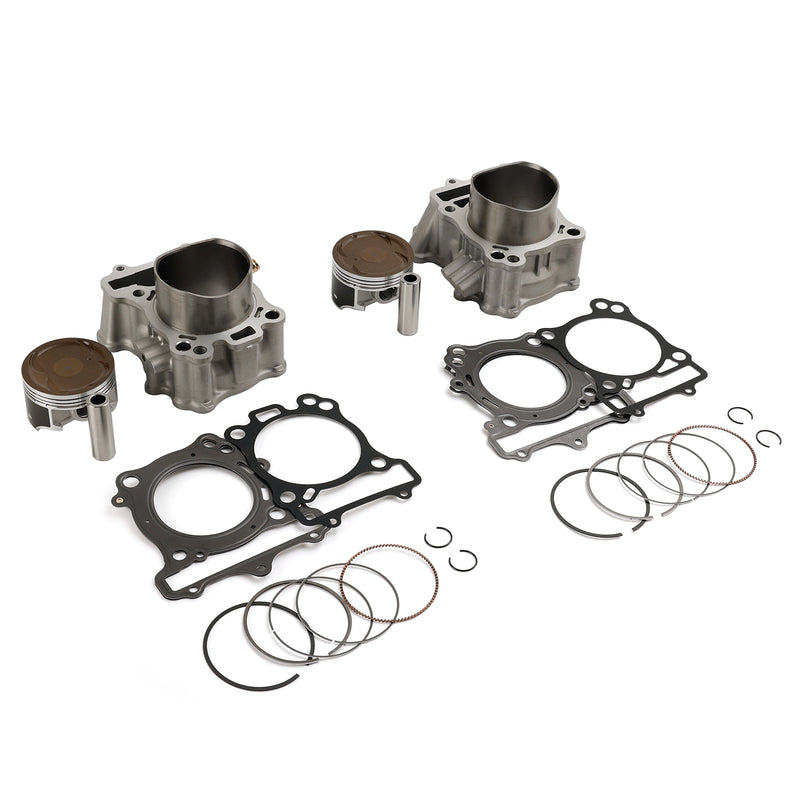 Suzuki V Strom 650 DL650 2004-2011 Front Rear Cylinder Barrel Jug Piston Kit