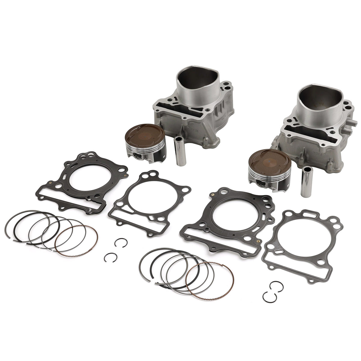 Suzuki V Strom 650 DL650 2012-2023 Front Rear Cylinder Barrel Jug Piston Kit