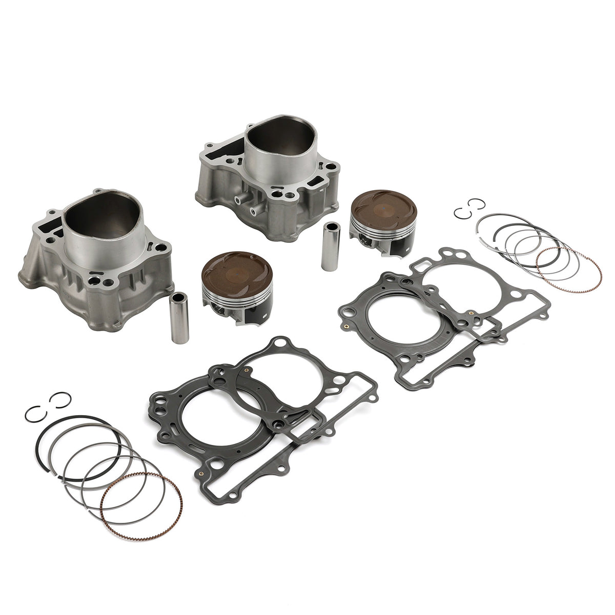 Suzuki V Strom 650 DL650 2012-2023 Front Rear Cylinder Barrel Jug Piston Kit
