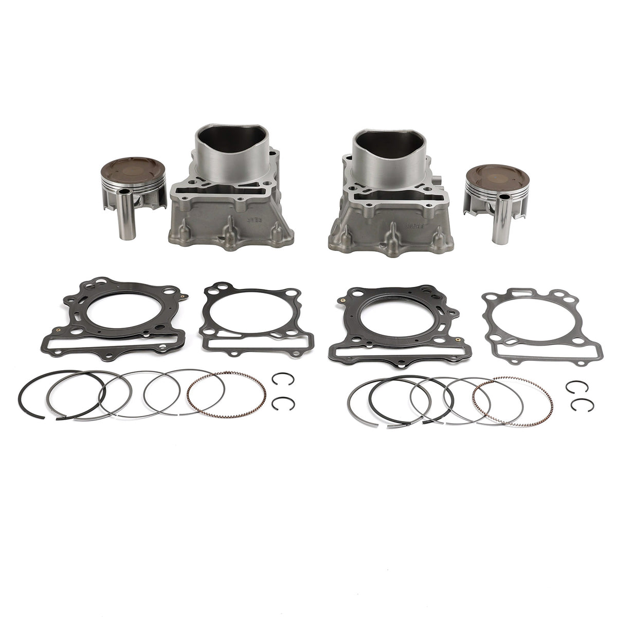 Suzuki V Strom 650 DL650 2012-2023 Front Rear Cylinder Barrel Jug Piston Kit
