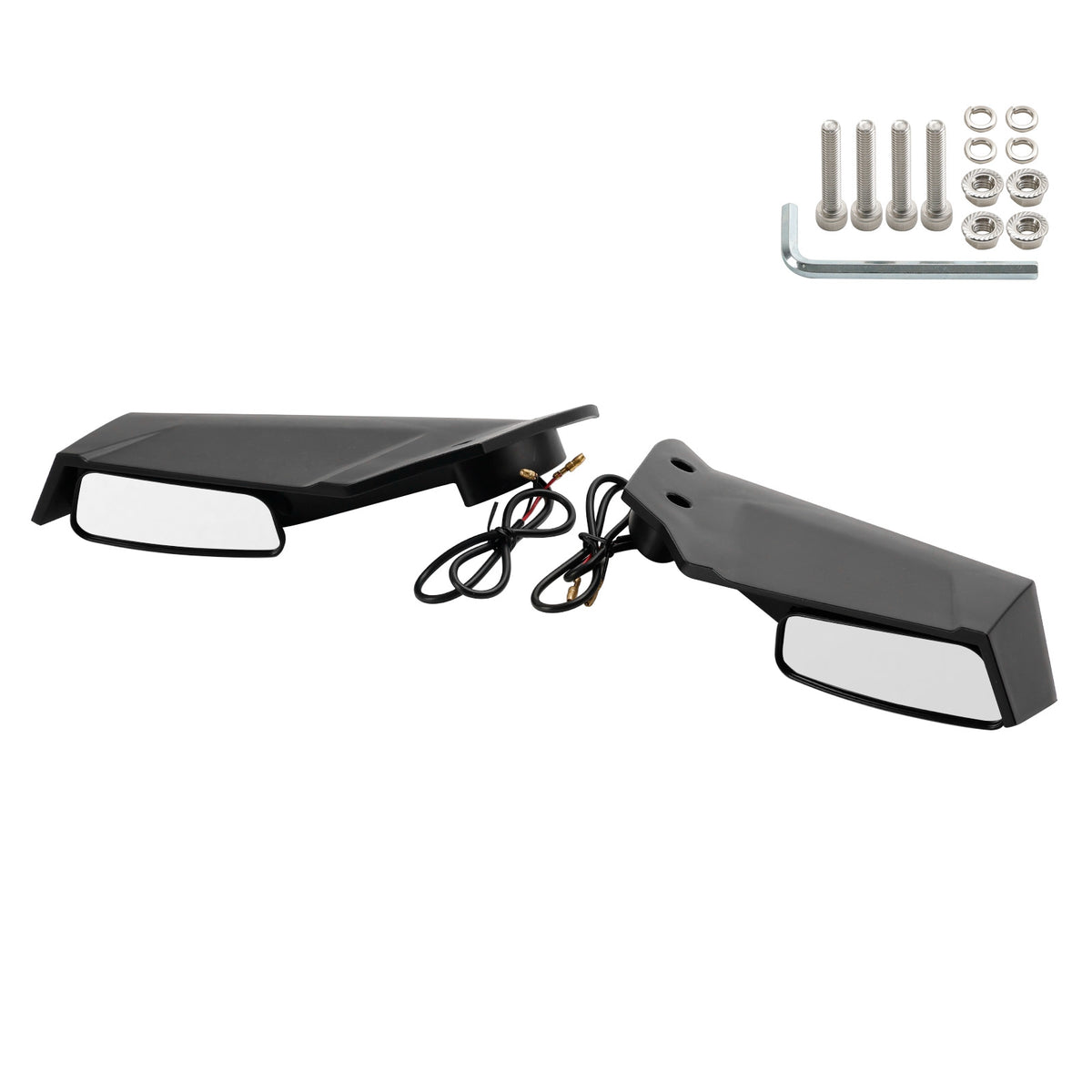 Honda CBR 650 R F CBR650R CBR650F 2019-2023 ABS Wing Fin Rearview Mirrors