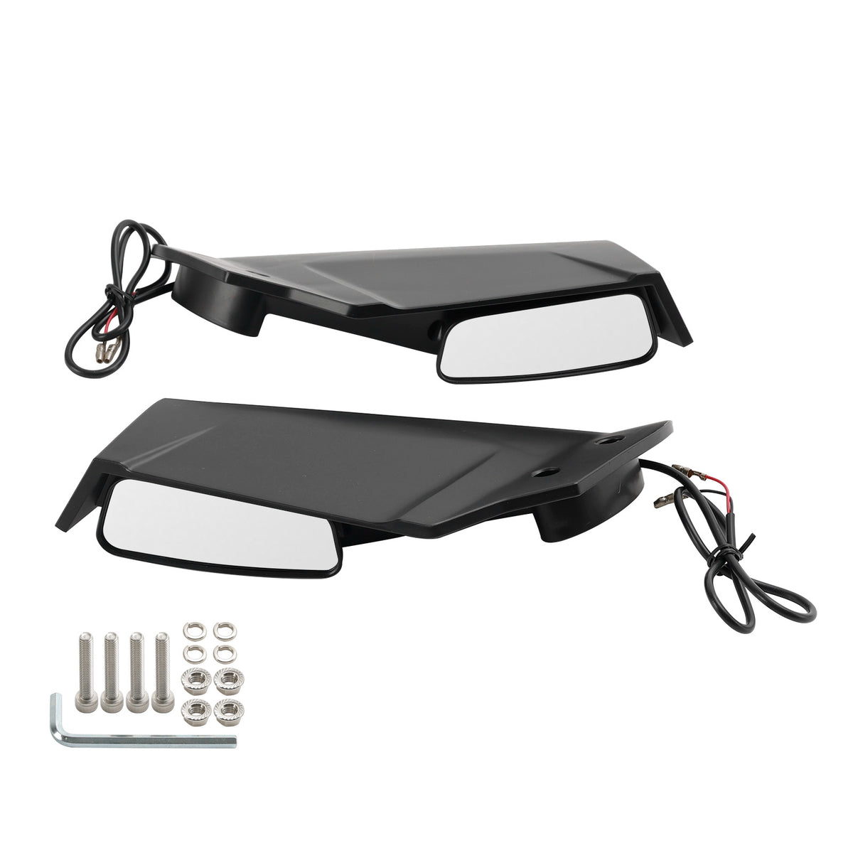 Honda CBR 650 R F CBR650R CBR650F 2019-2023 ABS Wing Fin Rearview Mirrors