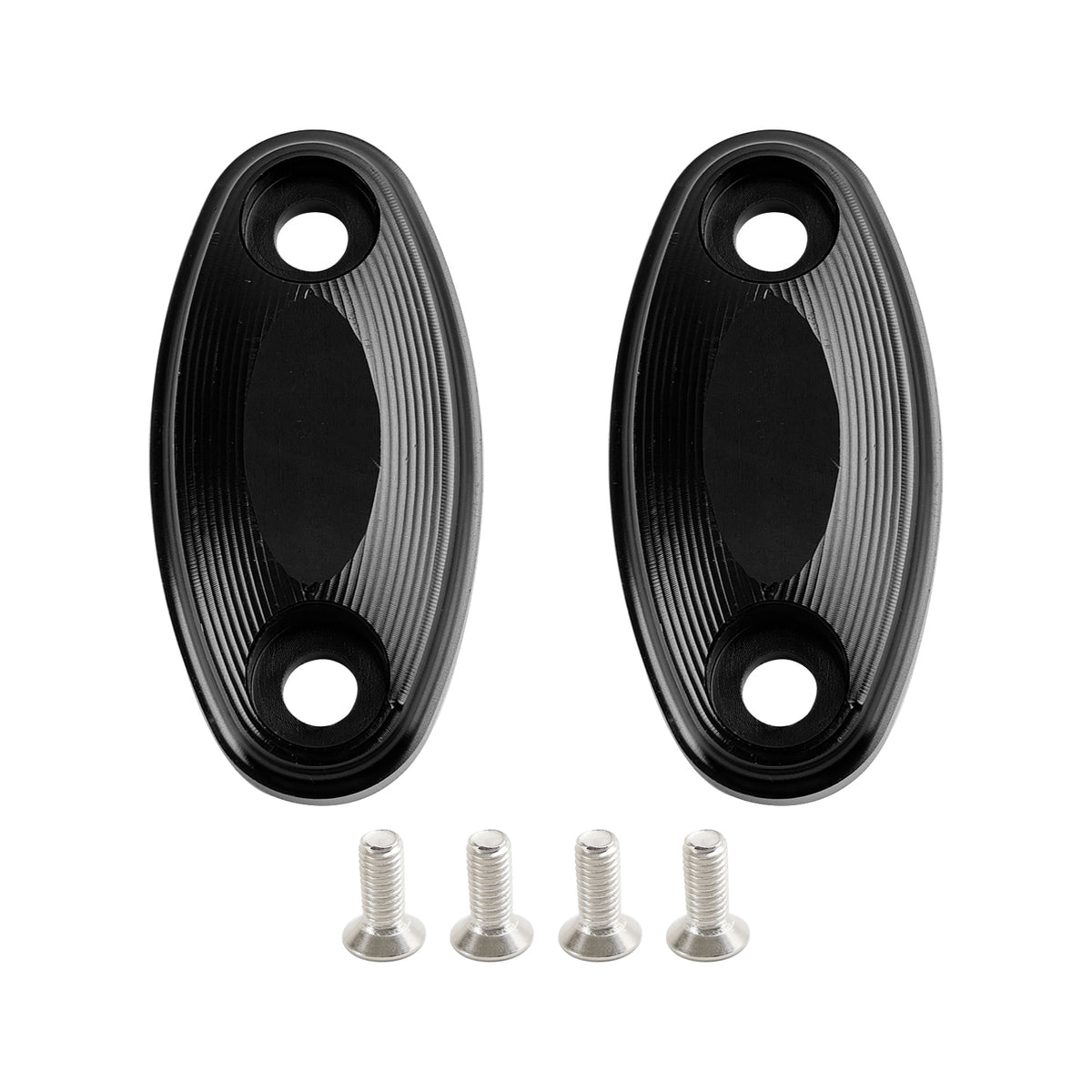 Honda CBR500R CBR600RR 2013-2020 CNC Aluminum Black Mirror Block Off Plates