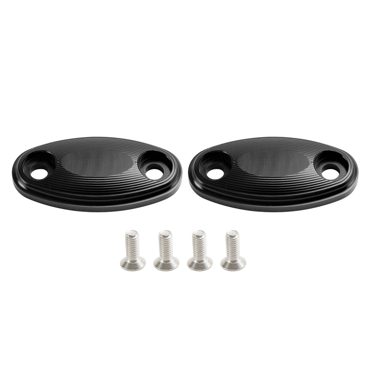 Honda CBR500R CBR600RR 2013-2020 CNC Aluminum Black Mirror Block Off Plates
