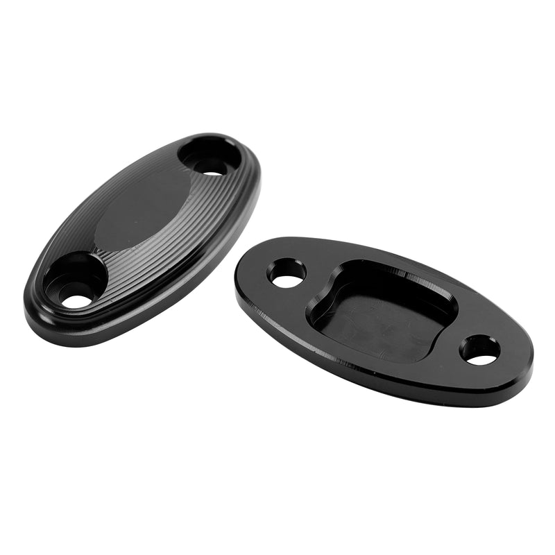 Honda CBR500R CBR600RR 2013-2020 CNC Aluminum Black Mirror Block Off Plates