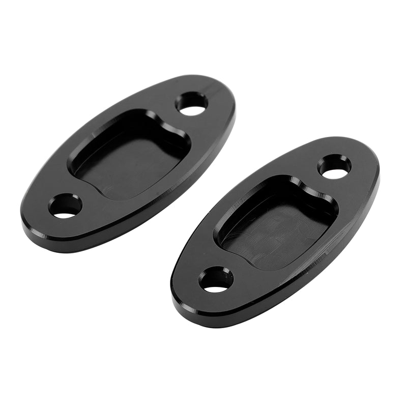 Honda CBR500R CBR600RR 2013-2020 CNC Aluminum Black Mirror Block Off Plates