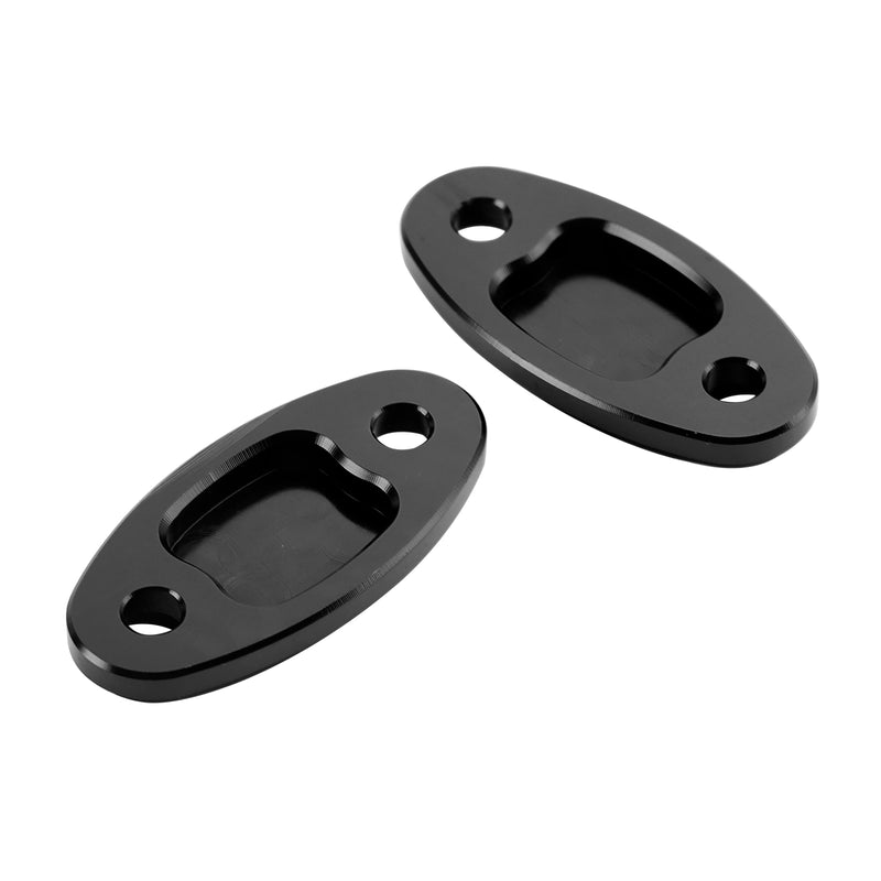 Honda CBR500R CBR600RR 2013-2020 CNC Aluminum Black Mirror Block Off Plates
