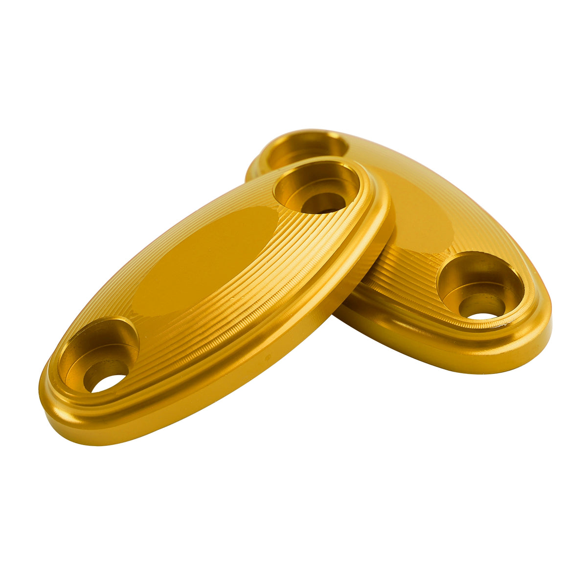Honda CBR500R CBR600RR 2013-2020 CNC Aluminum Gold Mirror Block Off Plates