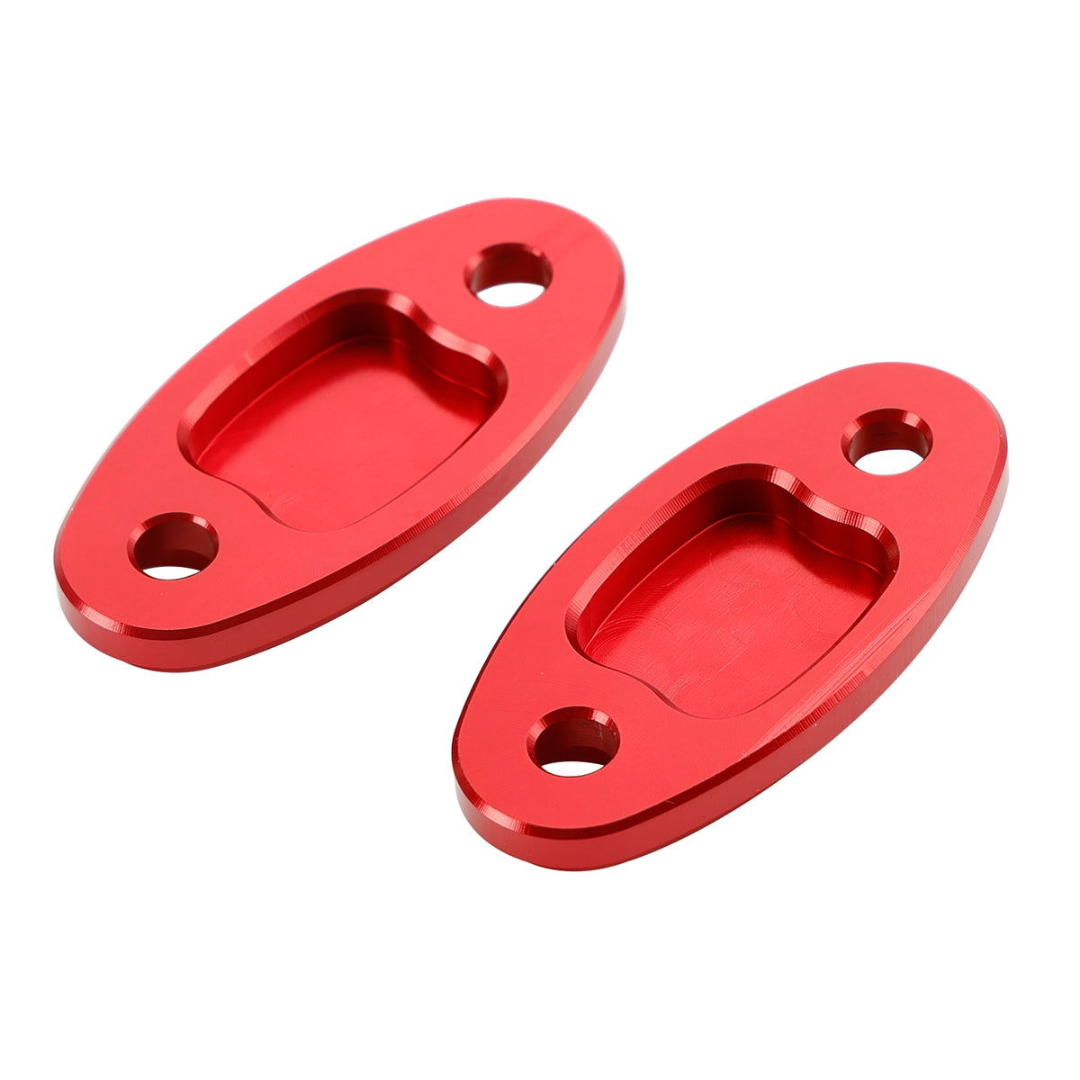 Honda CBR500R CBR600RR 2013-2020 CNC Aluminum Red Mirror Block Off Plates