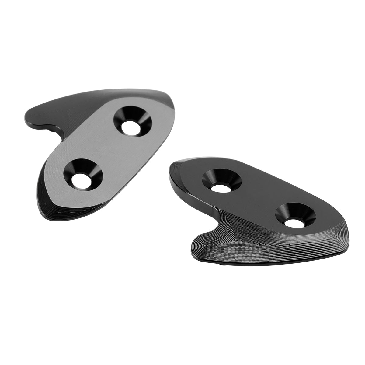 Yamaha R1/R1M/R1S 2015-2019 CNC Aluminum Black Mirror Block Off Plates