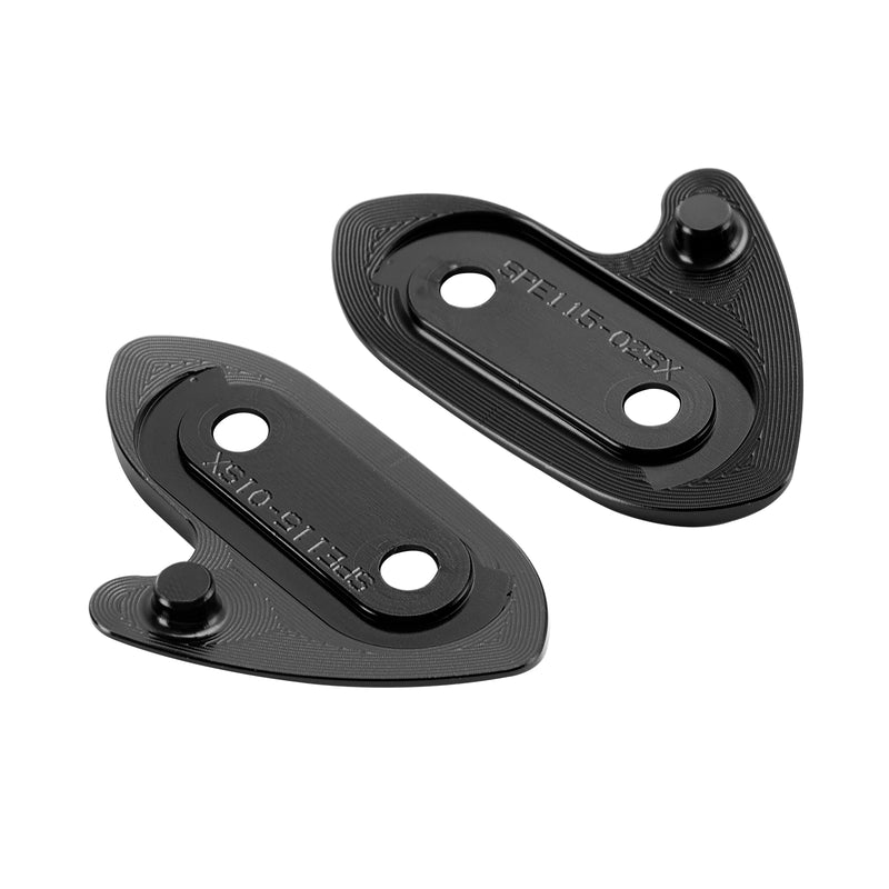 Yamaha R1/R1M/R1S 2015-2019 CNC Aluminum Black Mirror Block Off Plates