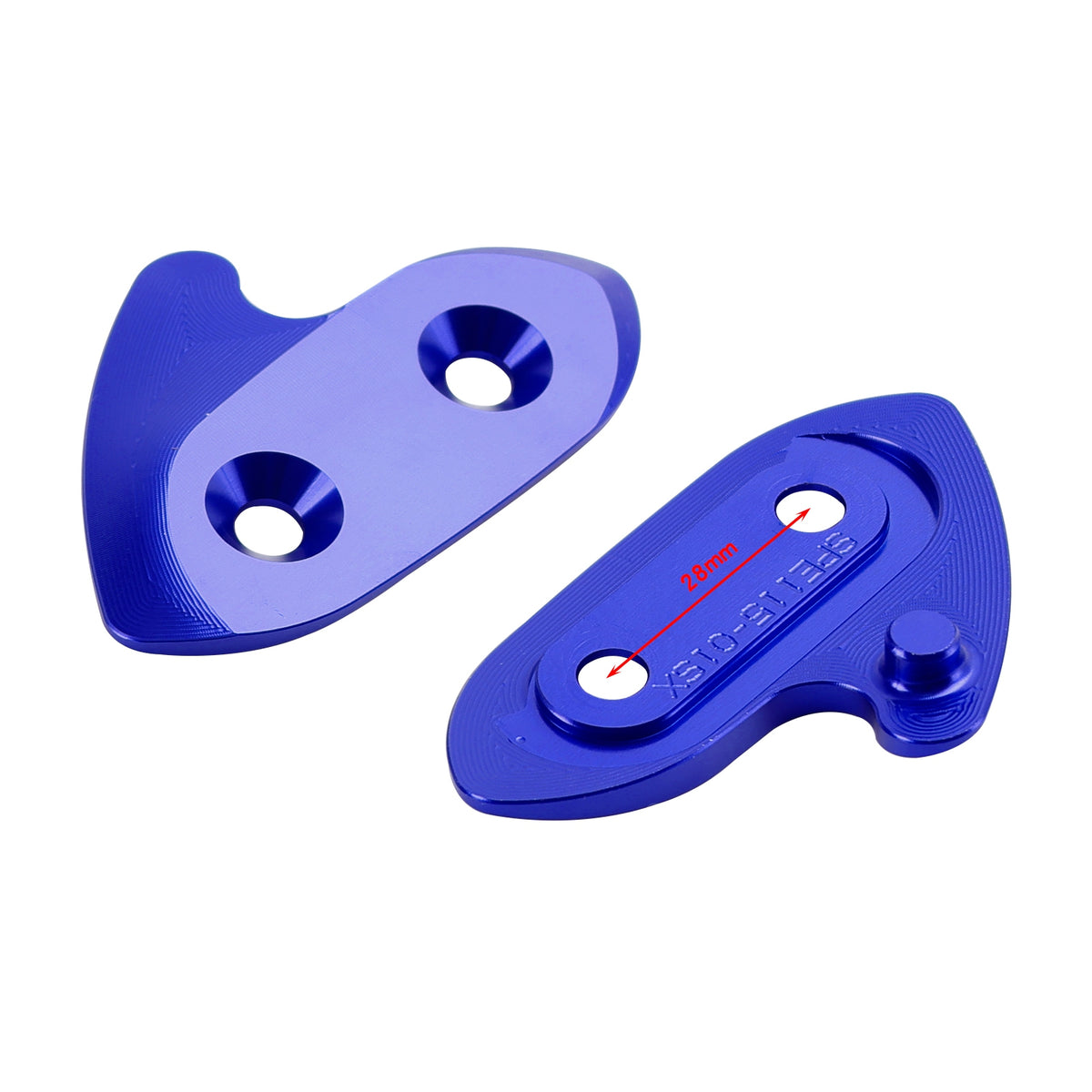 Yamaha R1/R1M/R1S 2015-2019 CNC Aluminum Blue Mirror Block Off Plates