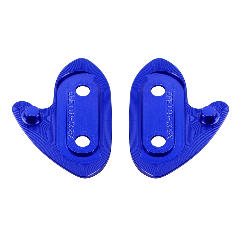 Yamaha R1/R1M/R1S 2015-2019 CNC Aluminum Blue Mirror Block Off Plates