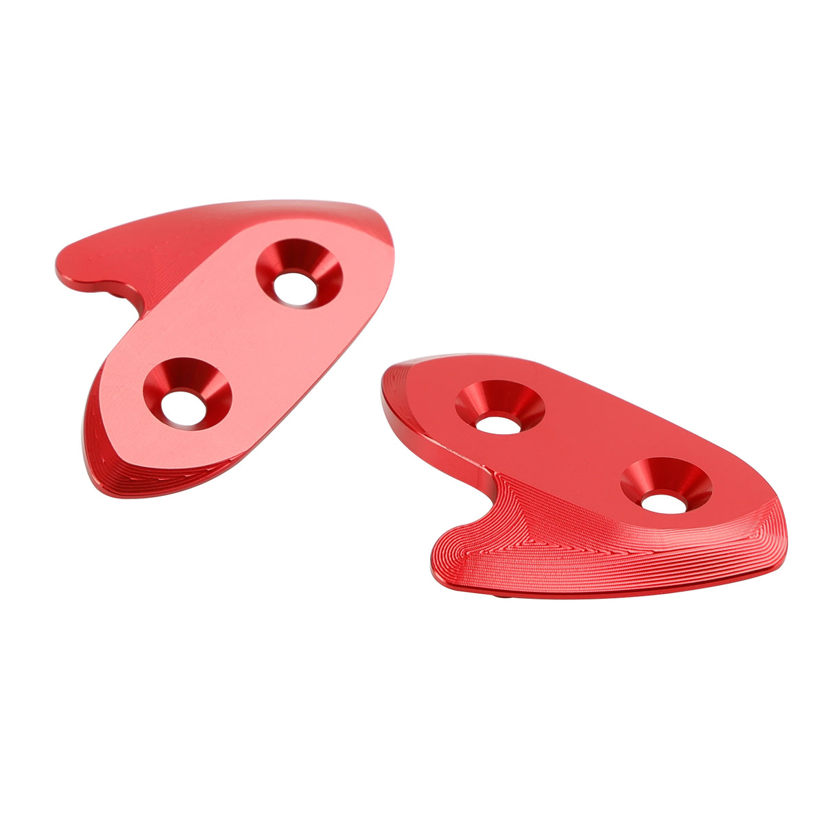 Yamaha R1/R1M/R1S 2015-2019 CNC Aluminum Red Mirror Block Off Plates