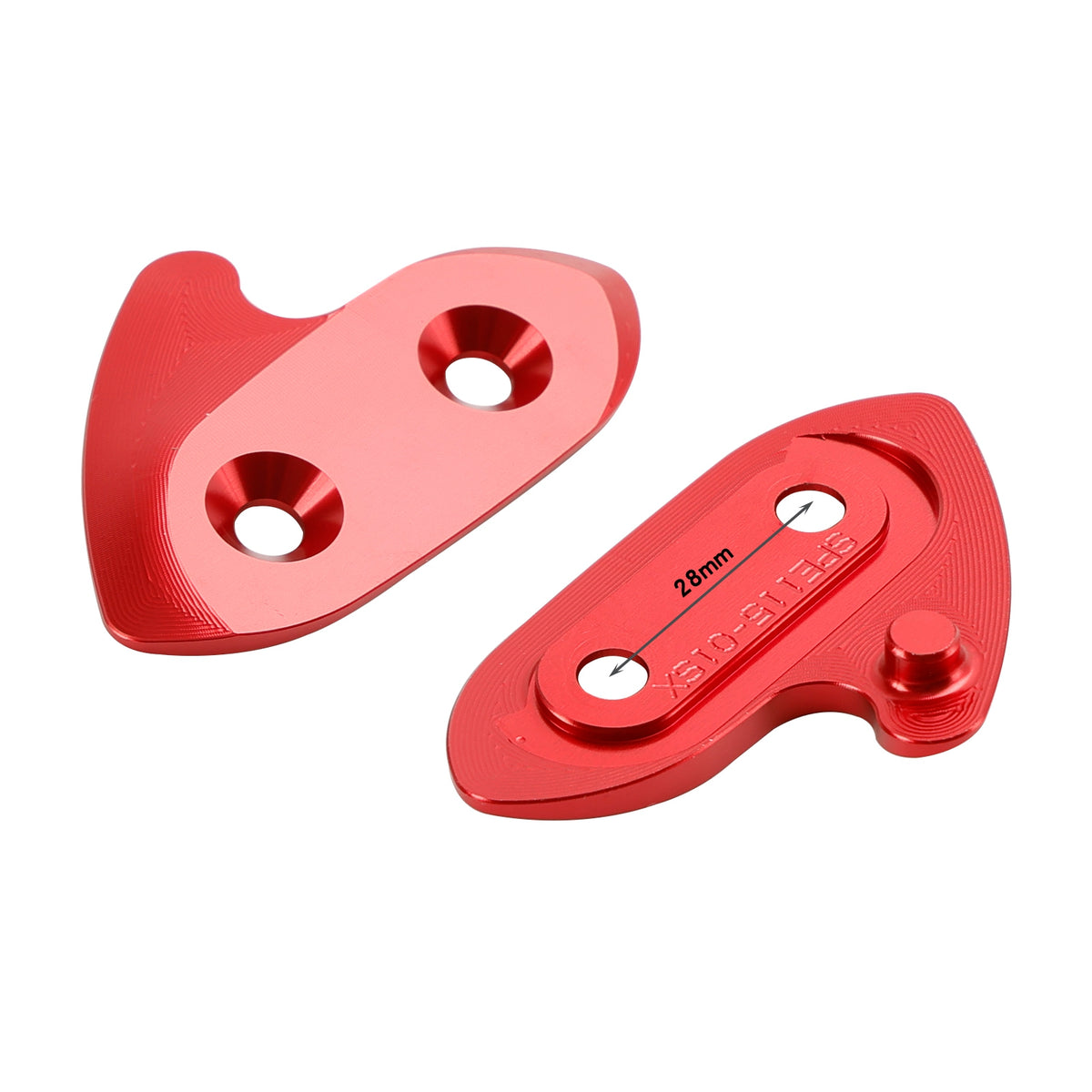 Yamaha R1/R1M/R1S 2015-2019 CNC Aluminum Red Mirror Block Off Plates