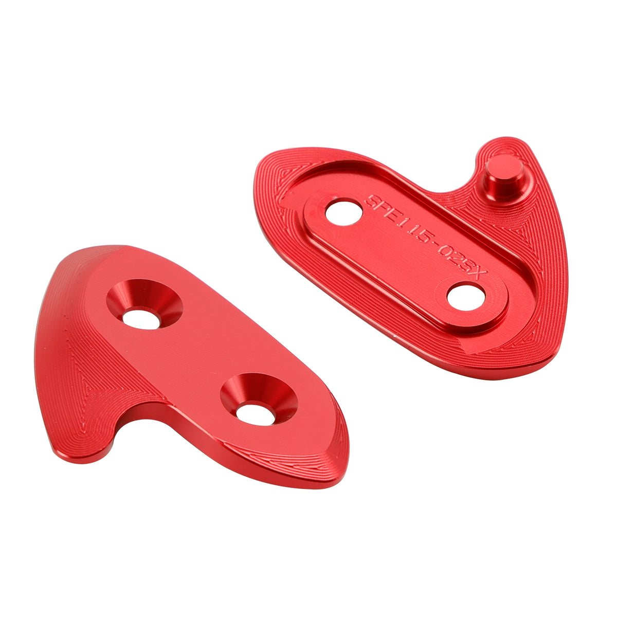 Yamaha R1/R1M/R1S 2015-2019 CNC Aluminum Red Mirror Block Off Plates