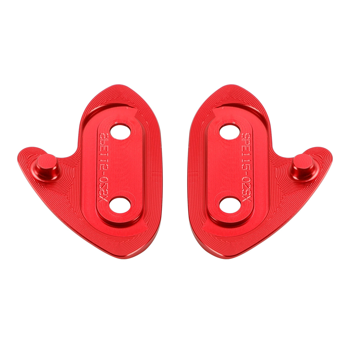 Yamaha R1/R1M/R1S 2015-2019 CNC Aluminum Red Mirror Block Off Plates