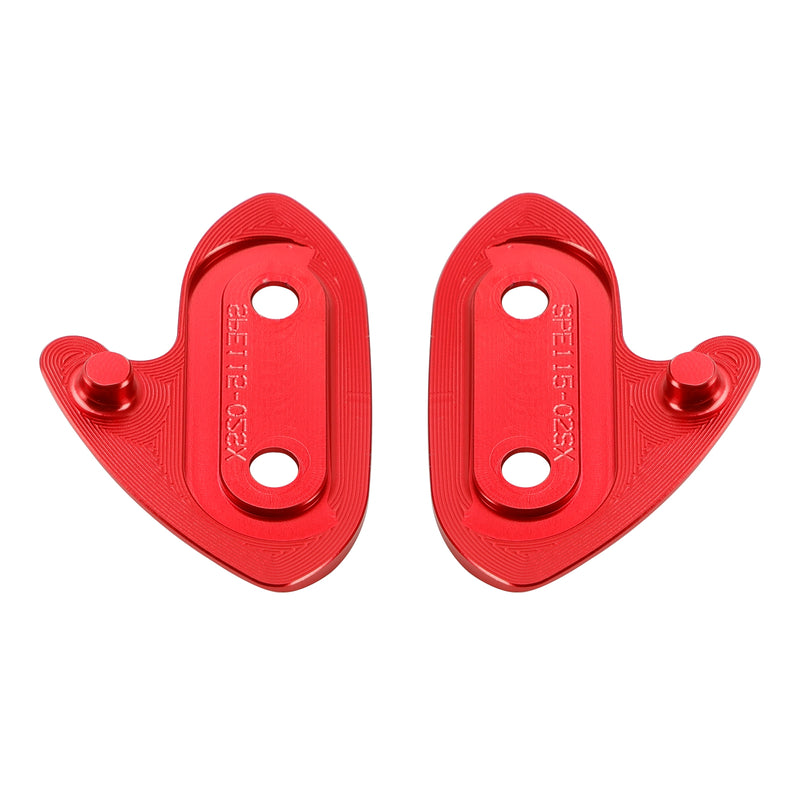Yamaha R1/R1M/R1S 2015-2019 CNC Aluminum Red Mirror Block Off Plates