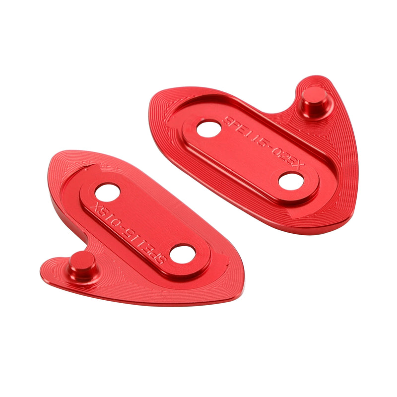 Yamaha R1/R1M/R1S 2015-2019 CNC Aluminum Red Mirror Block Off Plates