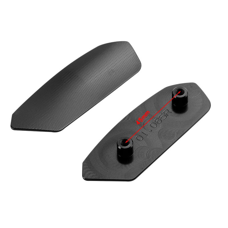 Suzuki GSXR1000 GSXR1000R 2017-2024 CNC Aluminum Black Mirror Block Off Plates