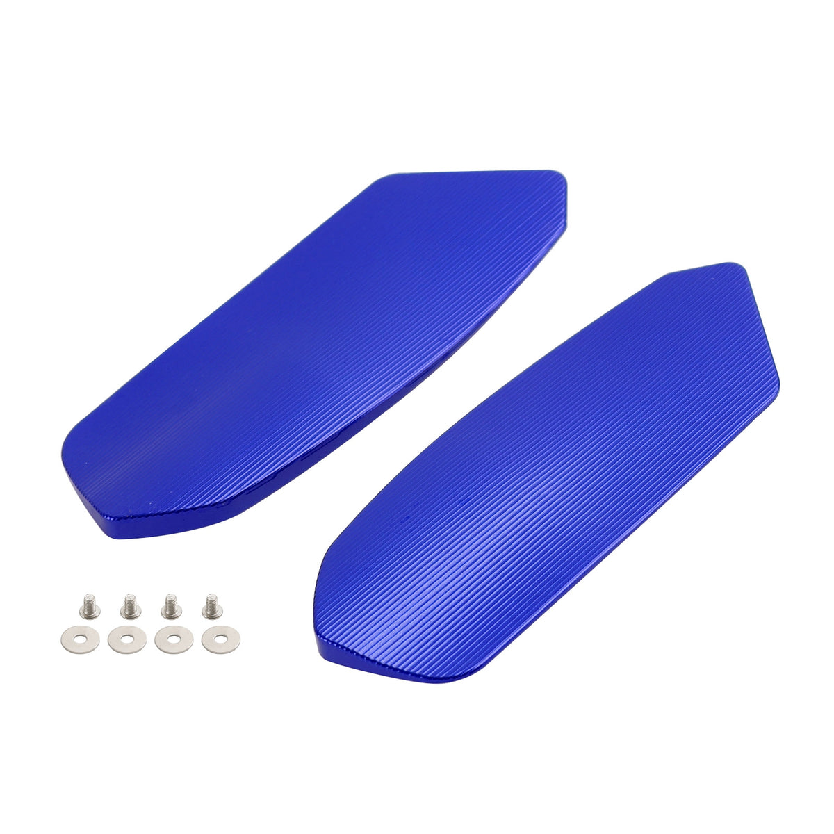 Suzuki GSXR1000 GSXR1000R 2017-2024 CNC Aluminum Blue Mirror Block Off Plates