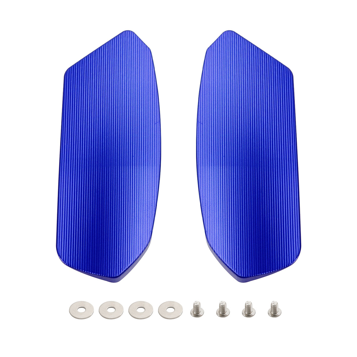 Suzuki GSXR1000 GSXR1000R 2017-2024 CNC Aluminum Blue Mirror Block Off Plates