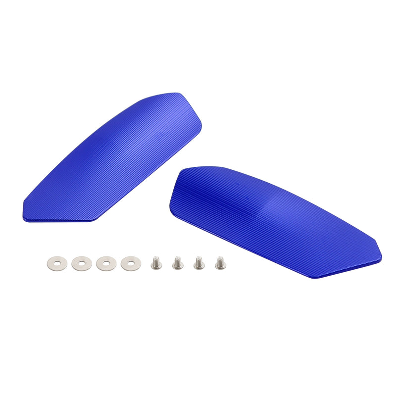 Suzuki GSXR1000 GSXR1000R 2017-2024 CNC Aluminum Blue Mirror Block Off Plates