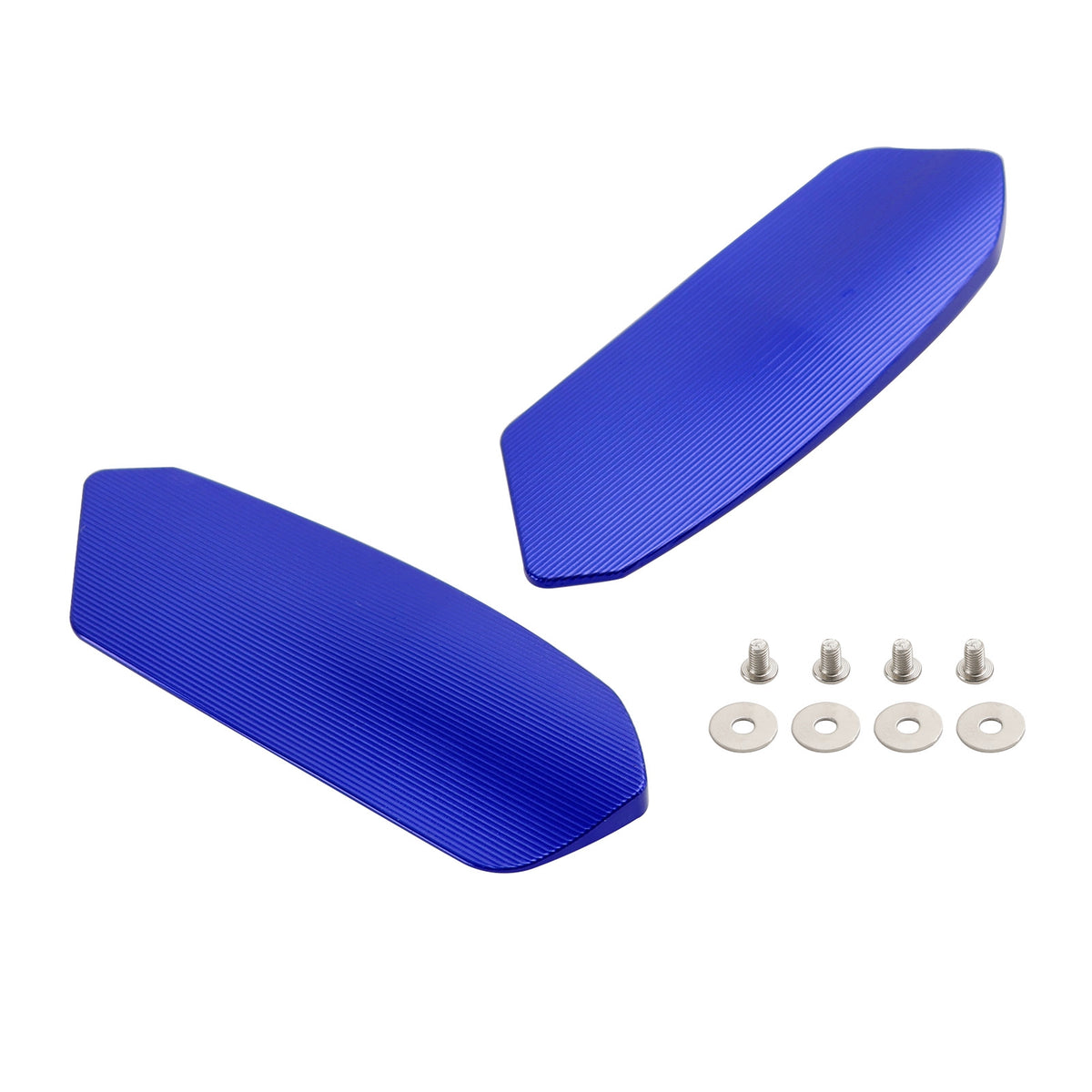 Suzuki GSXR1000 GSXR1000R 2017-2024 CNC Aluminum Blue Mirror Block Off Plates