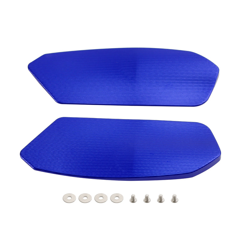Suzuki GSXR1000 GSXR1000R 2017-2024 CNC Aluminum Blue Mirror Block Off Plates