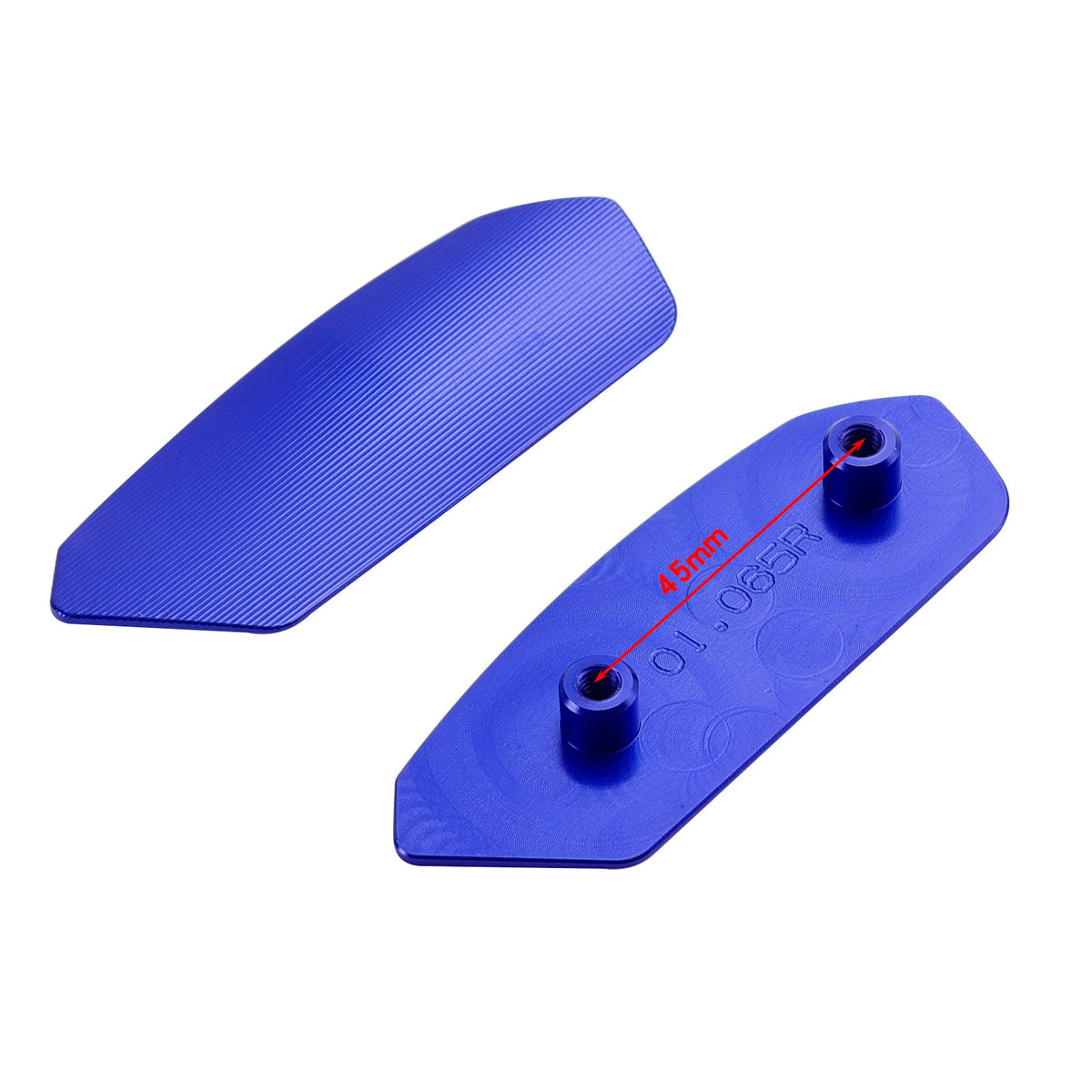 Suzuki GSXR1000 GSXR1000R 2017-2024 CNC Aluminum Blue Mirror Block Off Plates