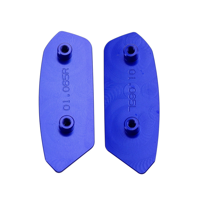 Suzuki GSXR1000 GSXR1000R 2017-2024 CNC Aluminum Blue Mirror Block Off Plates