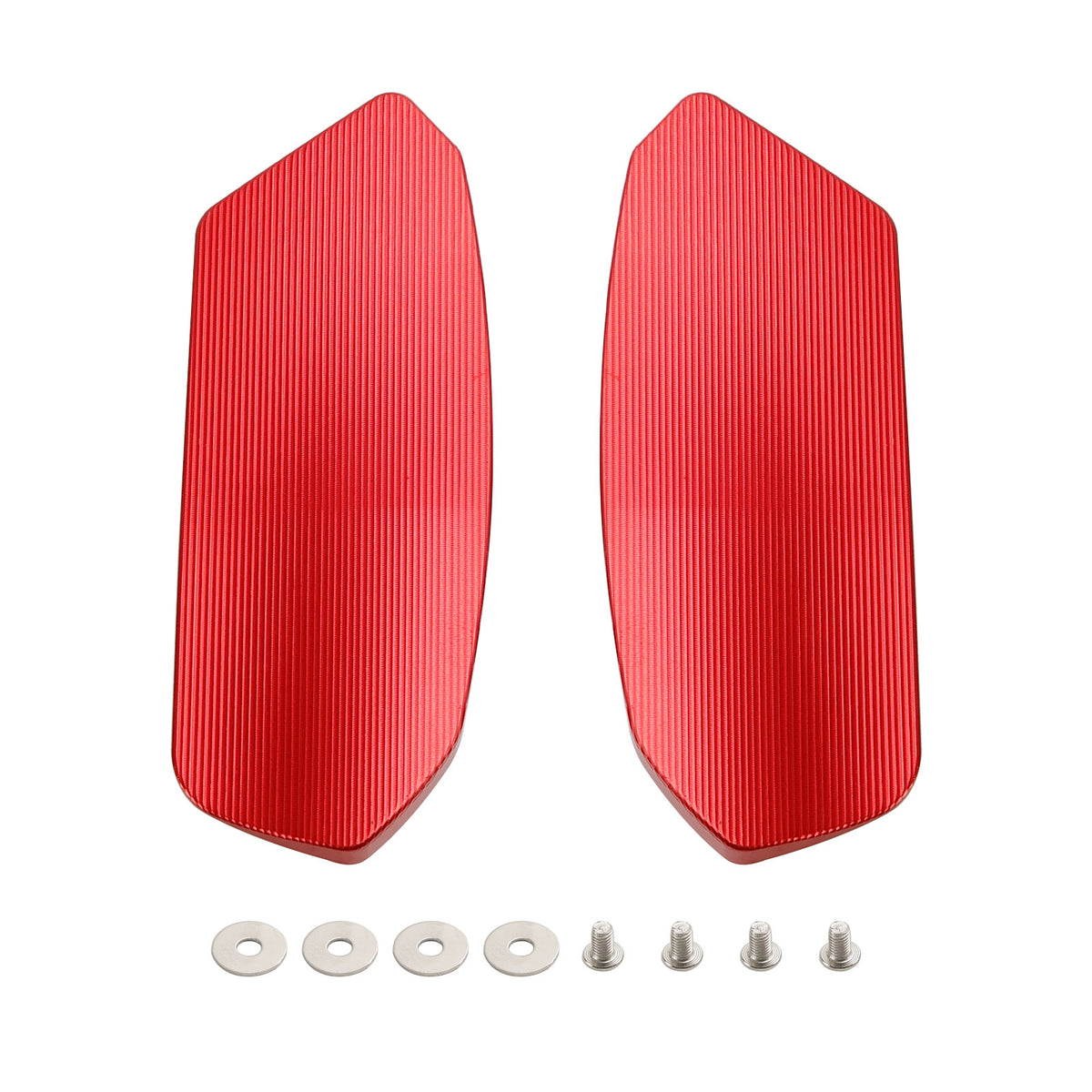 Suzuki GSXR1000 GSXR1000R 2017-2024 CNC Aluminum Red Mirror Block Off Plates