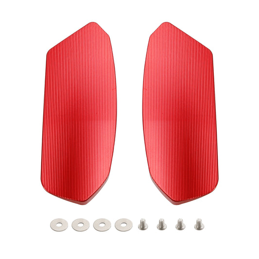 Suzuki GSXR1000 GSXR1000R 2017-2024 CNC Aluminum Red Mirror Block Off Plates