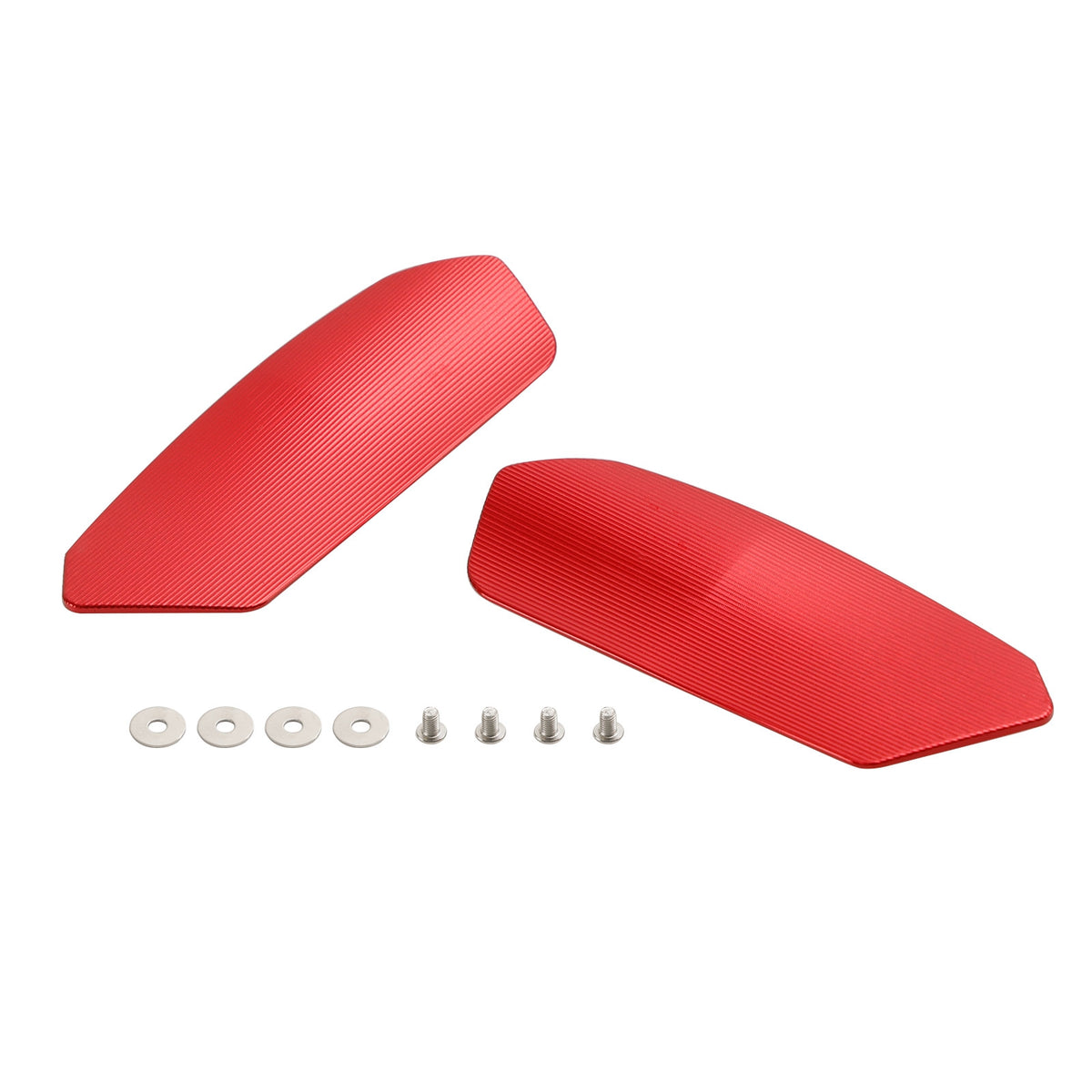 Suzuki GSXR1000 GSXR1000R 2017-2024 CNC Aluminum Red Mirror Block Off Plates
