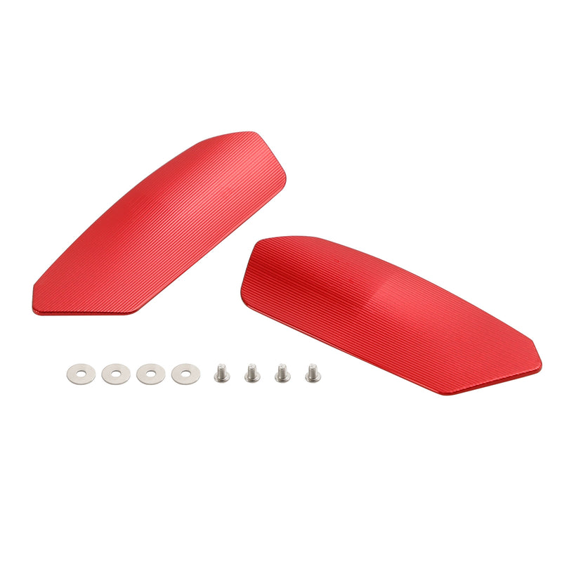 Suzuki GSXR1000 GSXR1000R 2017-2024 CNC Aluminum Red Mirror Block Off Plates