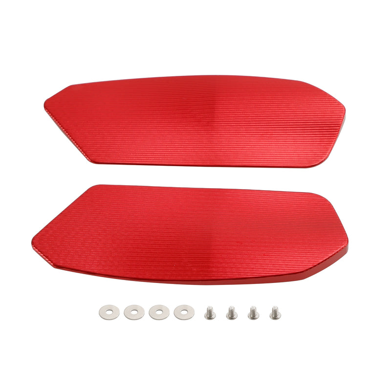 Suzuki GSXR1000 GSXR1000R 2017-2024 CNC Aluminum Red Mirror Block Off Plates