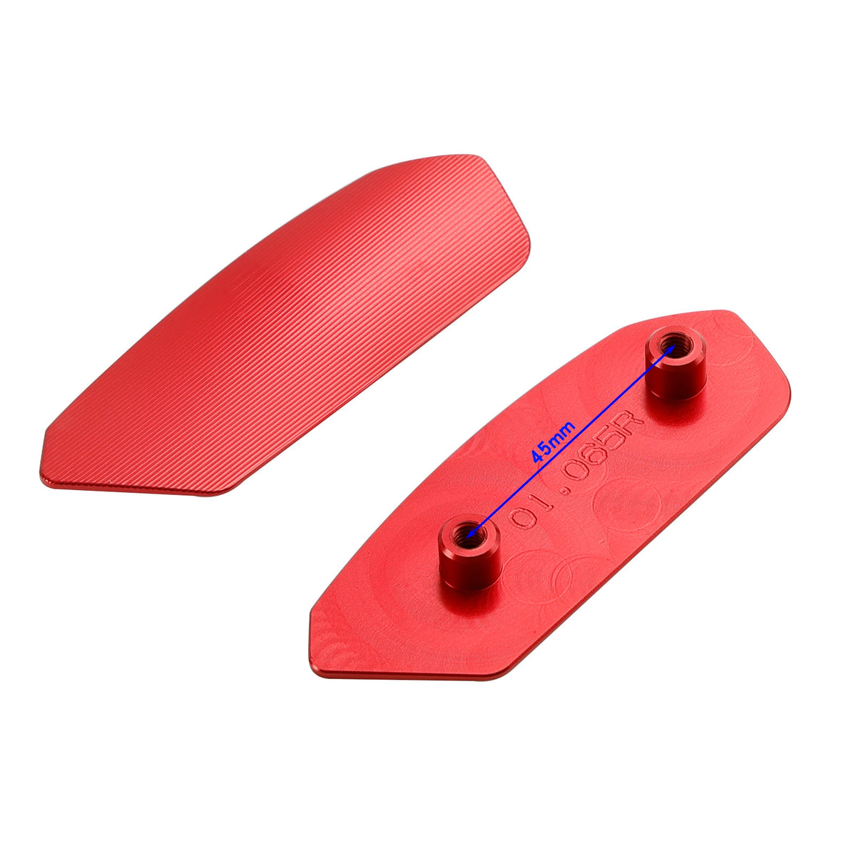 Suzuki GSXR1000 GSXR1000R 2017-2024 CNC Aluminum Red Mirror Block Off Plates