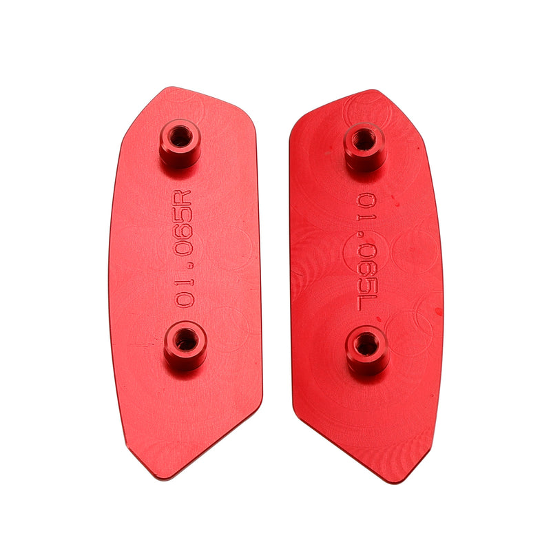 Suzuki GSXR1000 GSXR1000R 2017-2024 CNC Aluminum Red Mirror Block Off Plates
