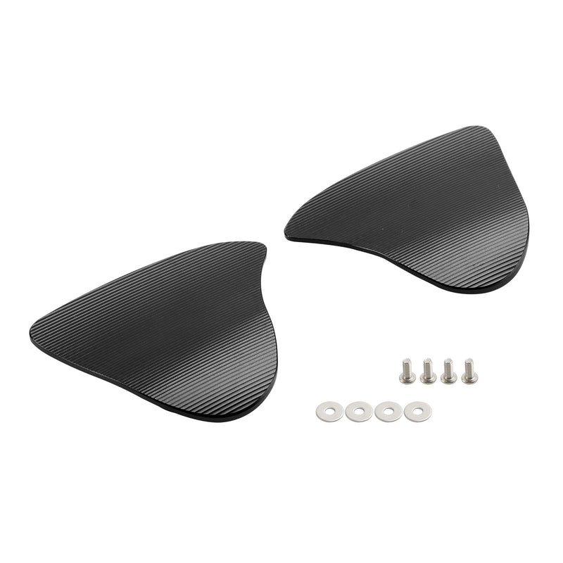 Yamaha YZF R1 / YZF R1M 2020-2024 CNC Aluminum Black Mirror Block Off Plates
