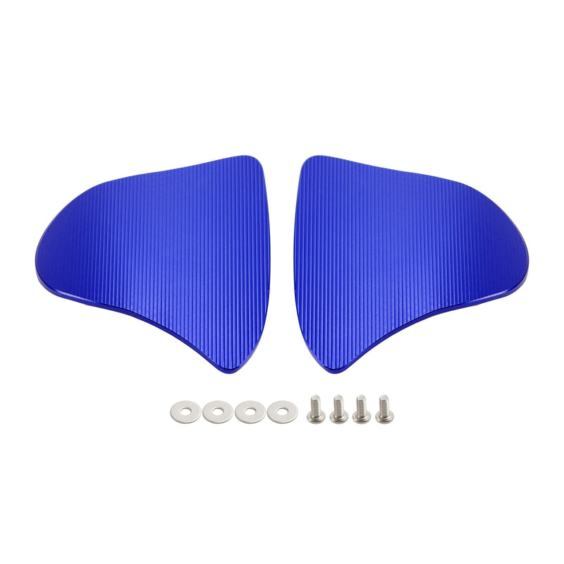 Yamaha YZF R1/YZF R1M 2020-2024 CNC Aluminum Blue Mirror Block Off Plates