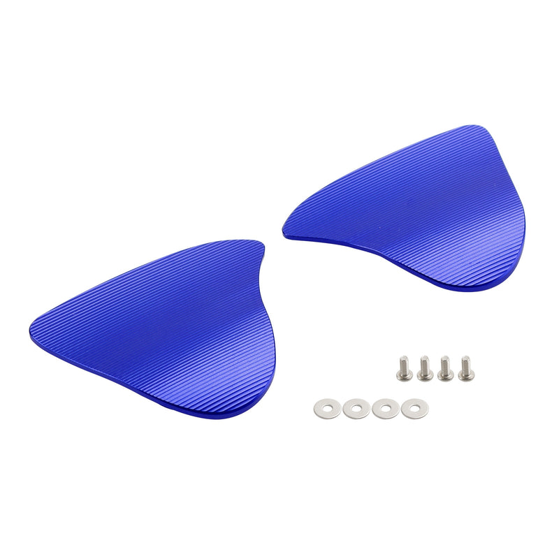 Yamaha YZF R1/YZF R1M 2020-2024 CNC Aluminum Blue Mirror Block Off Plates
