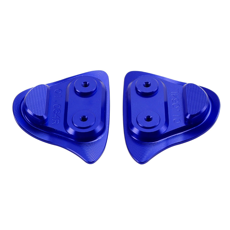 Yamaha YZF R1/YZF R1M 2020-2024 CNC Aluminum Blue Mirror Block Off Plates