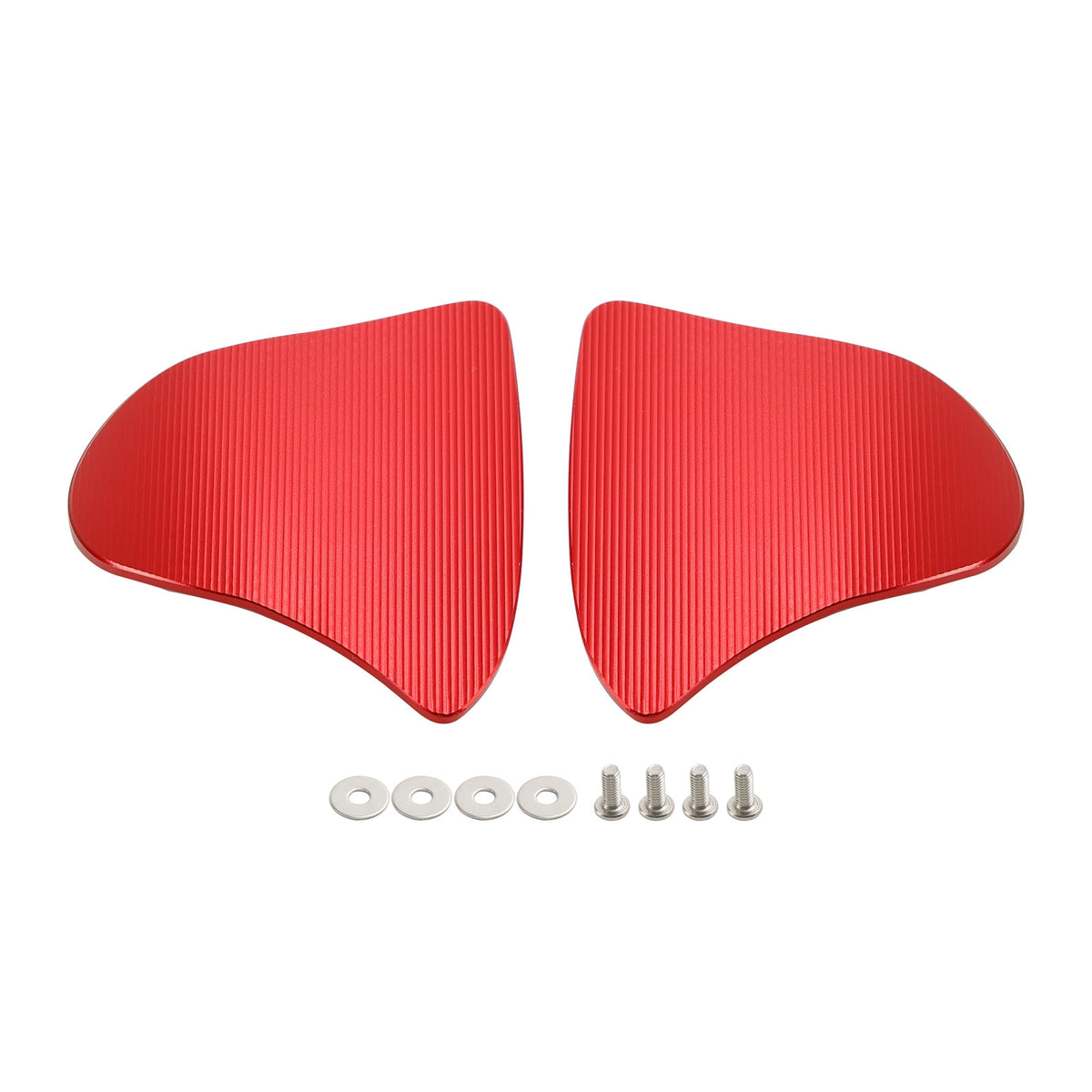 Yamaha YZF R1/YZF R1M 2020-2024 CNC Aluminum Red Mirror Block Off Plates