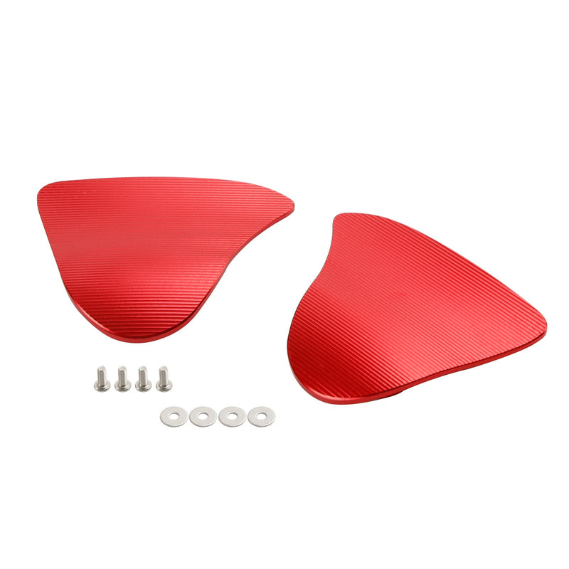 Yamaha YZF R1/YZF R1M 2020-2024 CNC Aluminum Red Mirror Block Off Plates