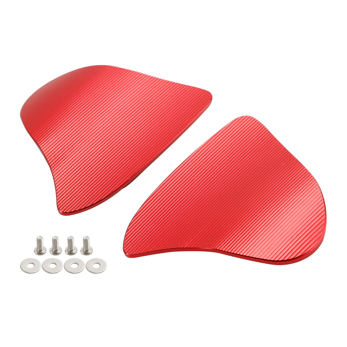 Yamaha YZF R1/YZF R1M 2020-2024 CNC Aluminum Red Mirror Block Off Plates