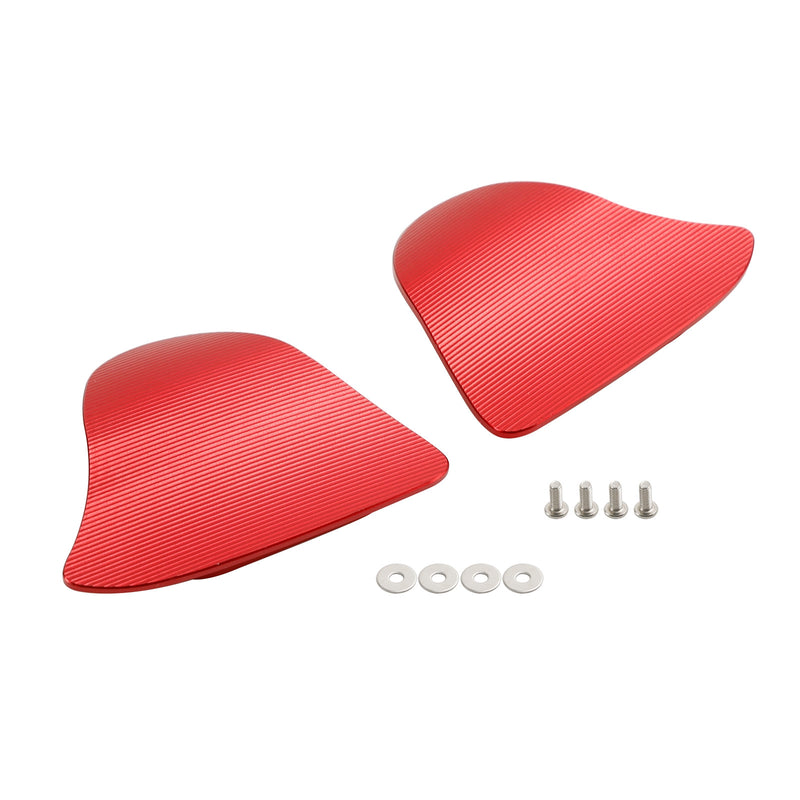 Yamaha YZF R1/YZF R1M 2020-2024 CNC Aluminum Red Mirror Block Off Plates