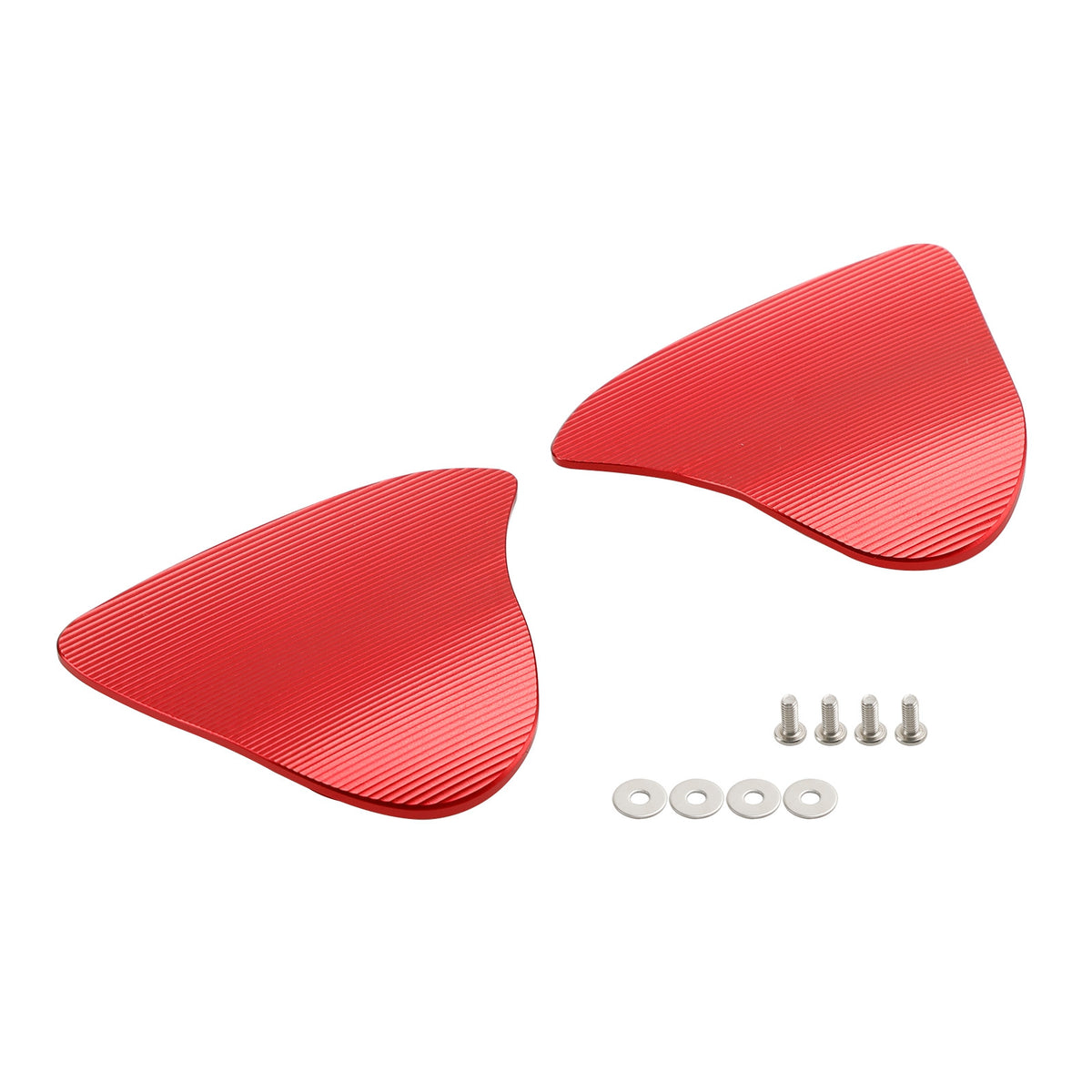 Yamaha YZF R1/YZF R1M 2020-2024 CNC Aluminum Red Mirror Block Off Plates